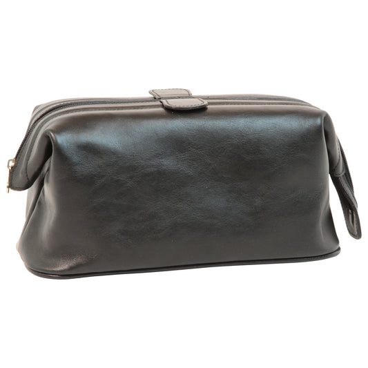 Leather Beauty Case - Black