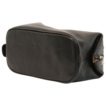 Leather Beauty Case - Black