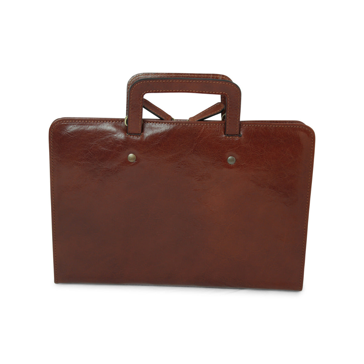 Full Grain Leather Folder - Brown