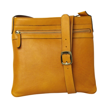 Leather Hip Bag - Yellow Ocher