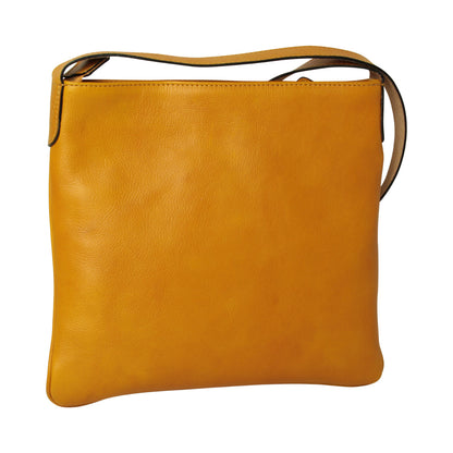 Leather Hip Bag - Yellow Ocher