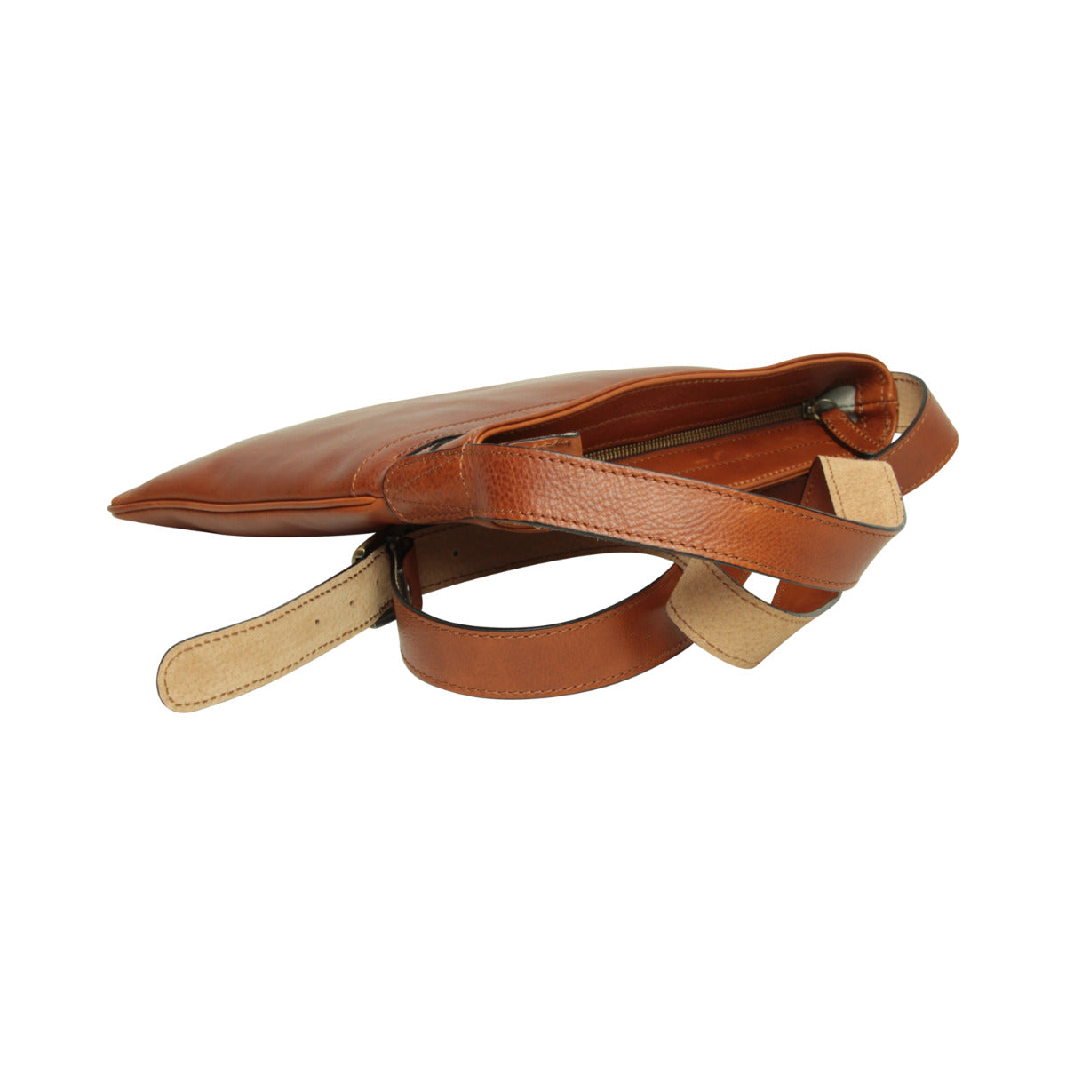 Leather Hip Bag - Teak