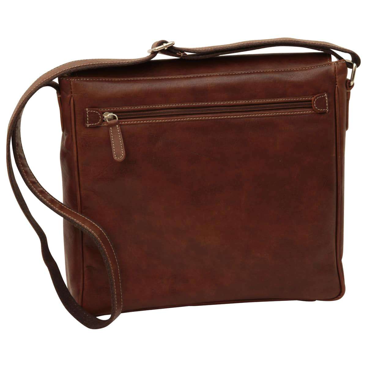Lightweight Messenger Bag - Chestnut