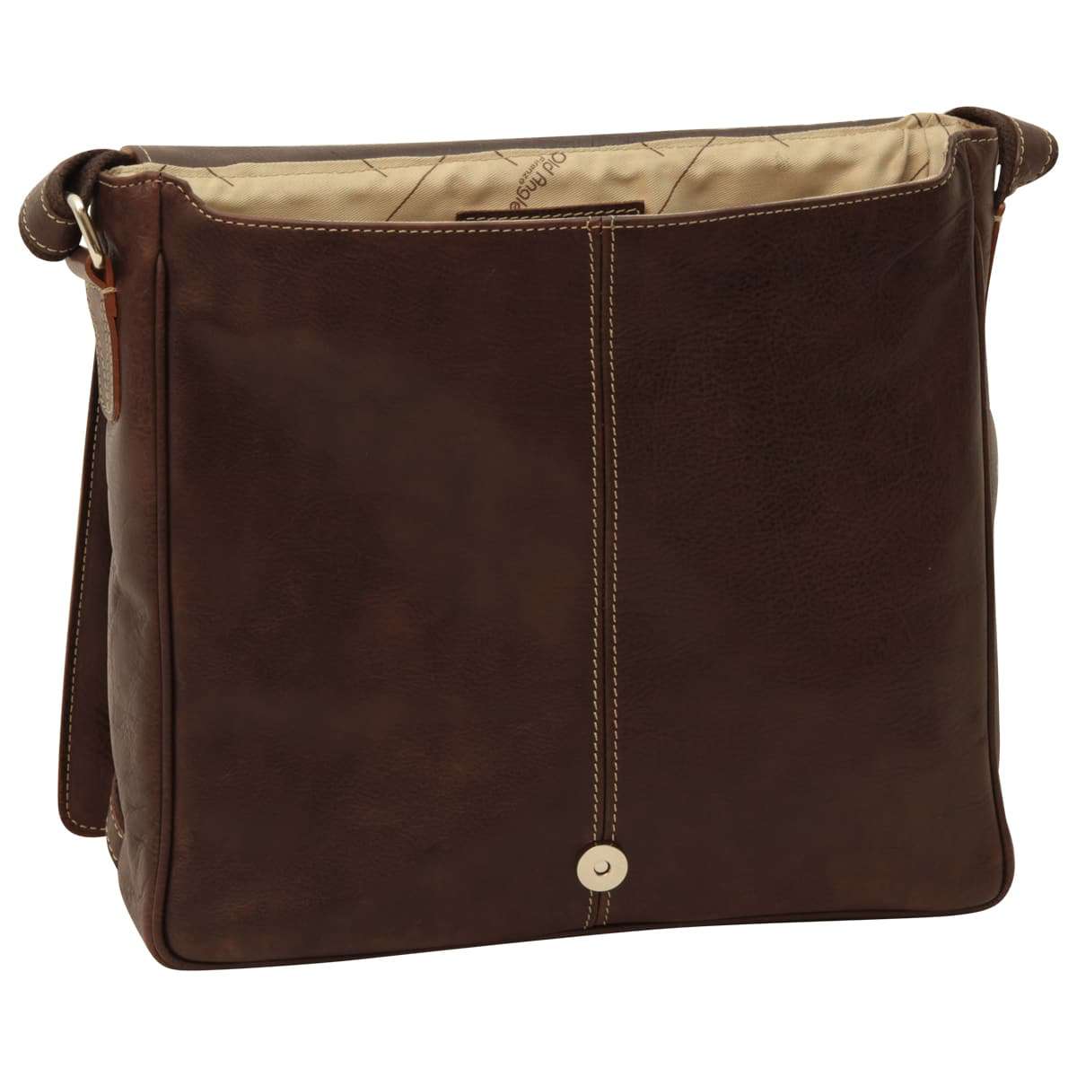 Lightweight Messenger Bag - Dark Brown