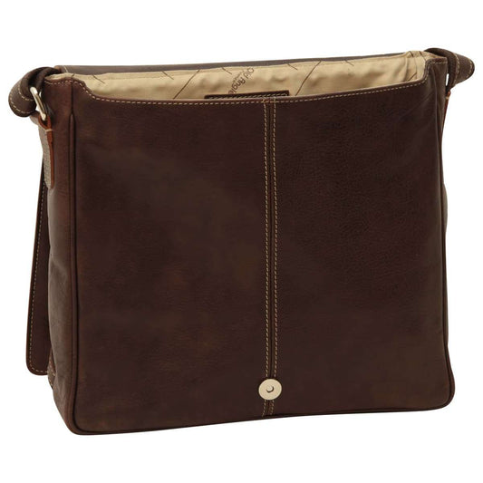 Lightweight Messenger Bag - Dark Brown