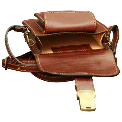 Leather Belt Piece - Brown
