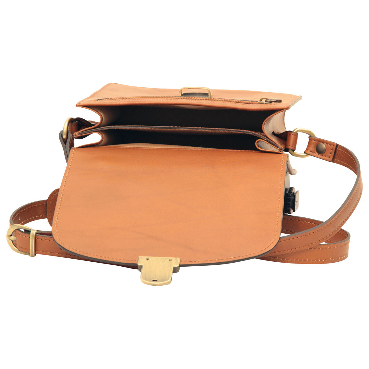 Classica Ii Leather Satchel - Brown Colonial