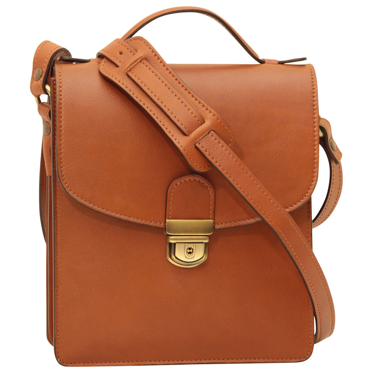 Classica Ii Leather Satchel - Brown Colonial