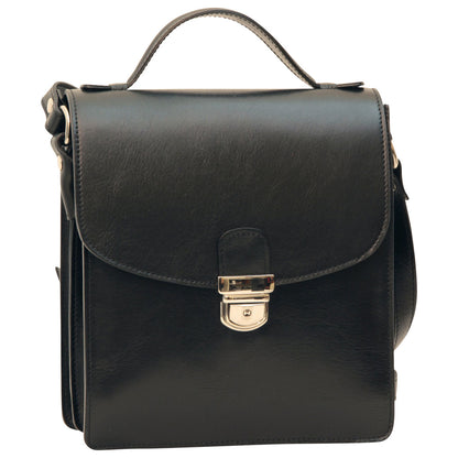 Classica Ii Leather Satchel - Black