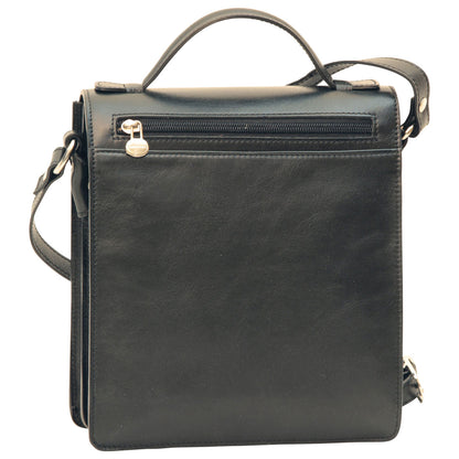 Classica Ii Leather Satchel - Black