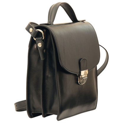 Classica Ii Leather Satchel - Black