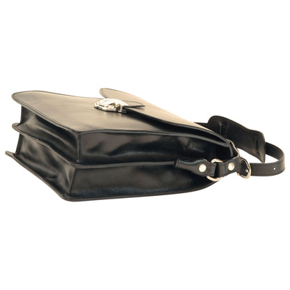 Classica Ii Leather Satchel - Black