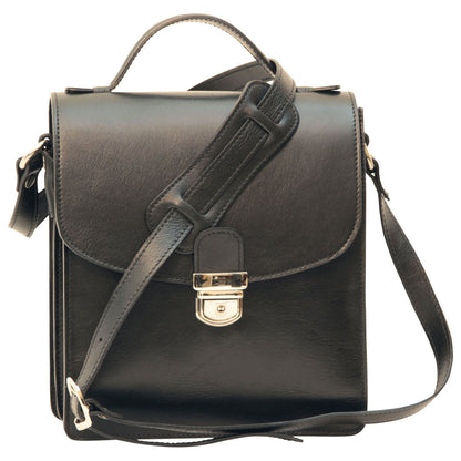 Classica Ii Leather Satchel - Black