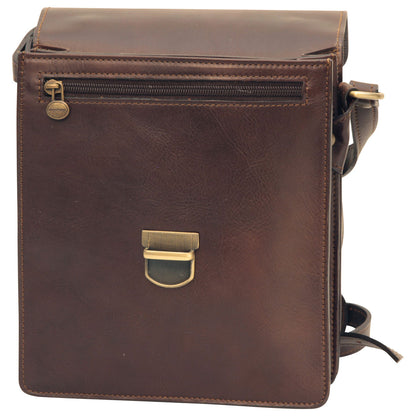 Classica Ii Leather Satchel - Dark Brown