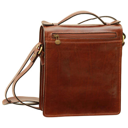 Classica Ii Leather Satchel - Brown