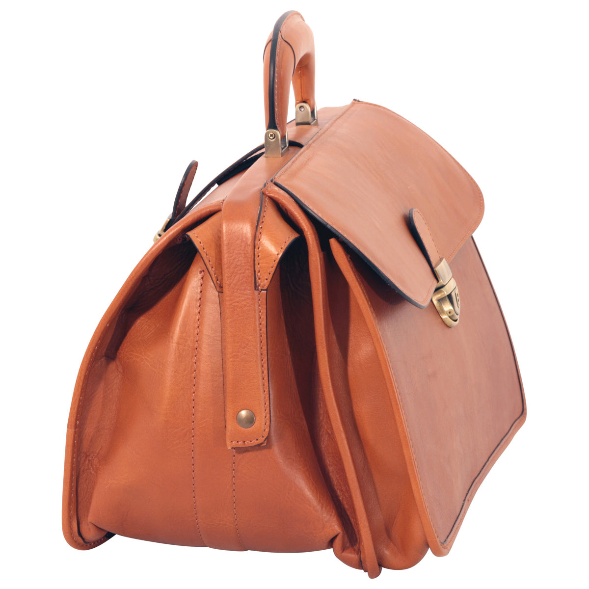 Leather Doctor'S Bag - Brown Colonial