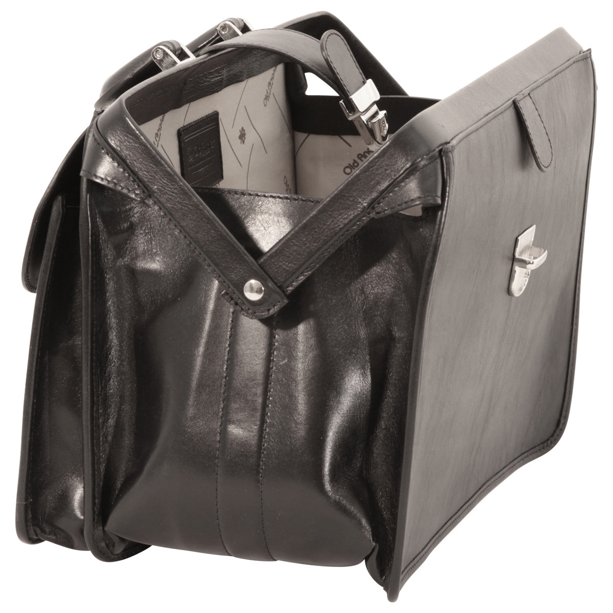 Leather Doctor'S Bag - Black