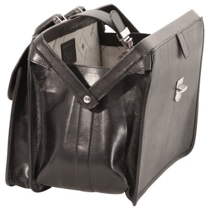 Leather Doctor'S Bag - Black