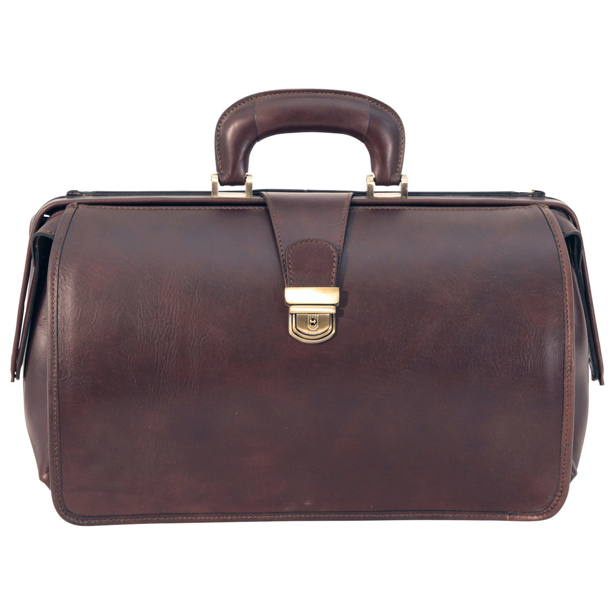 Leather Doctor'S Bag - Dark Brown