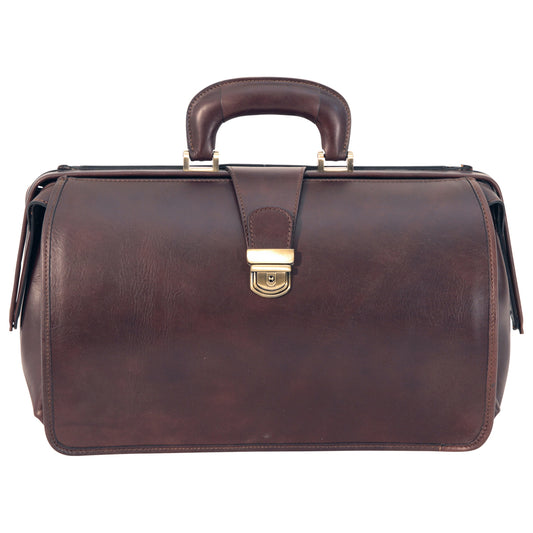 Leather Doctor'S Bag - Dark Brown