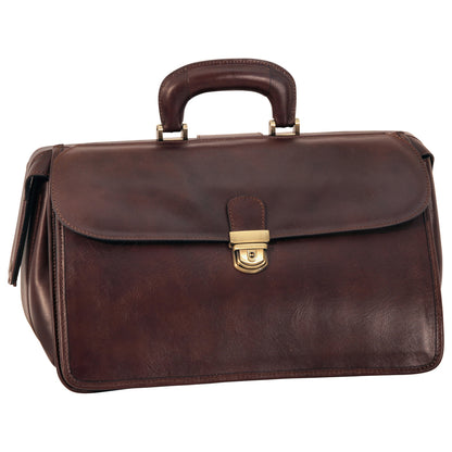 Leather Doctor'S Bag - Dark Brown
