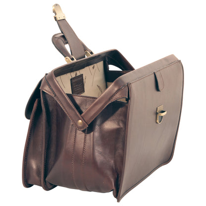 Leather Doctor'S Bag - Dark Brown