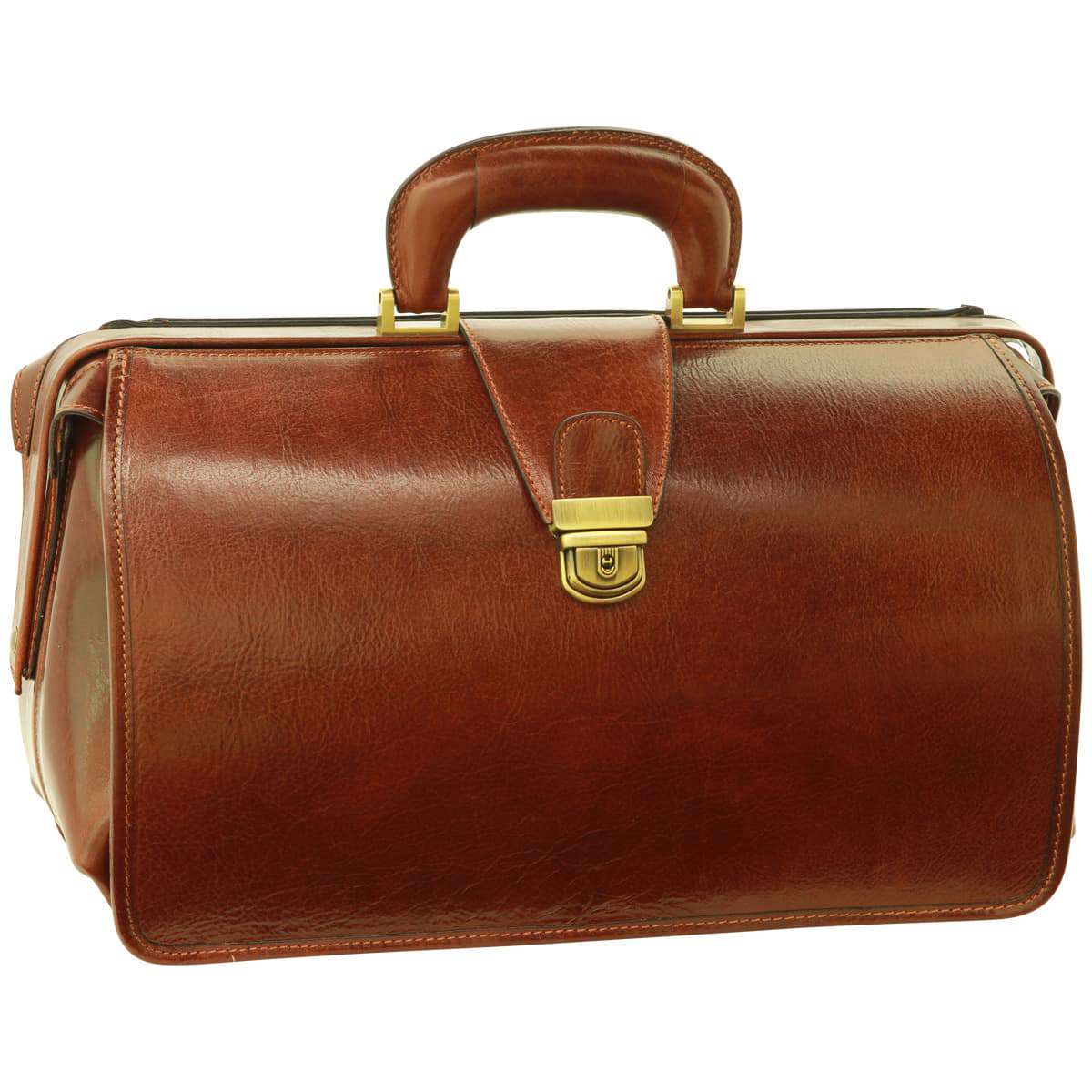 Leather Doctor'S Bag - Brown