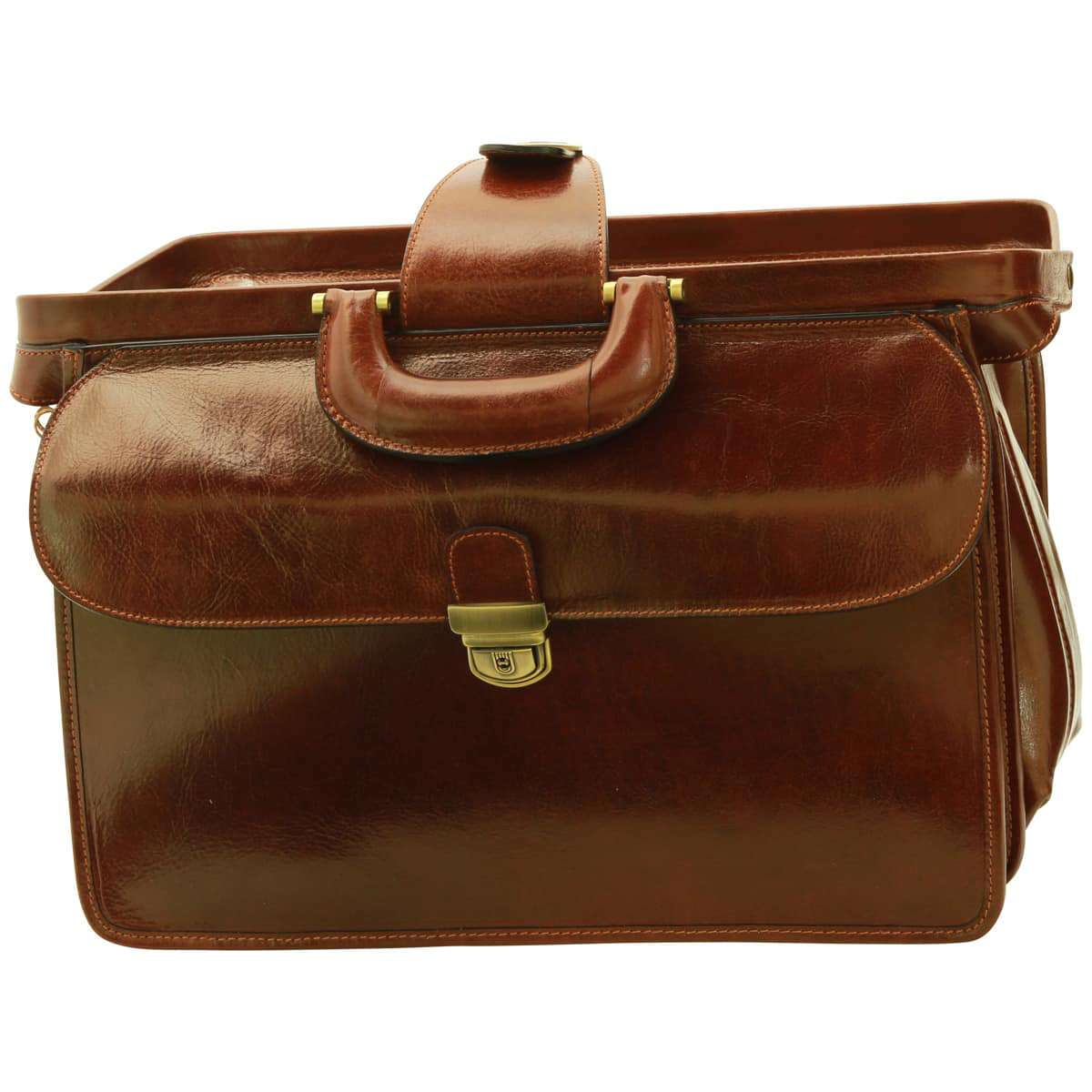 Leather Doctor'S Bag - Brown