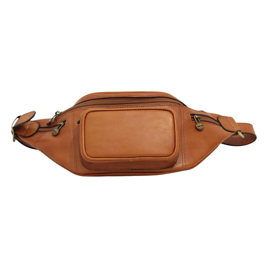 Leather Belt Pack - Brown Colonial