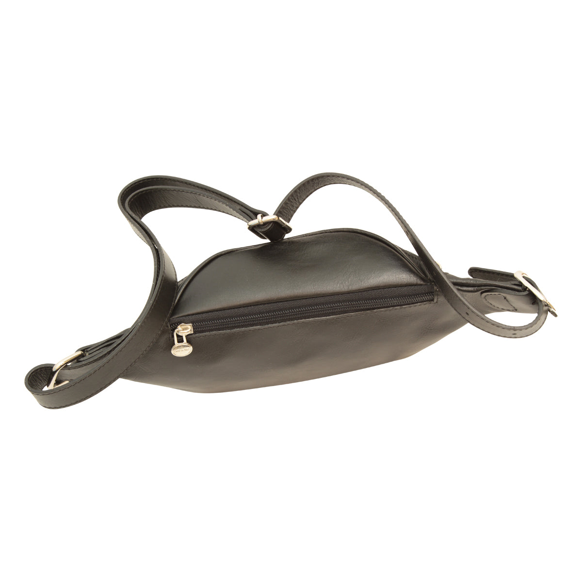 Leather Belt Pack - Black