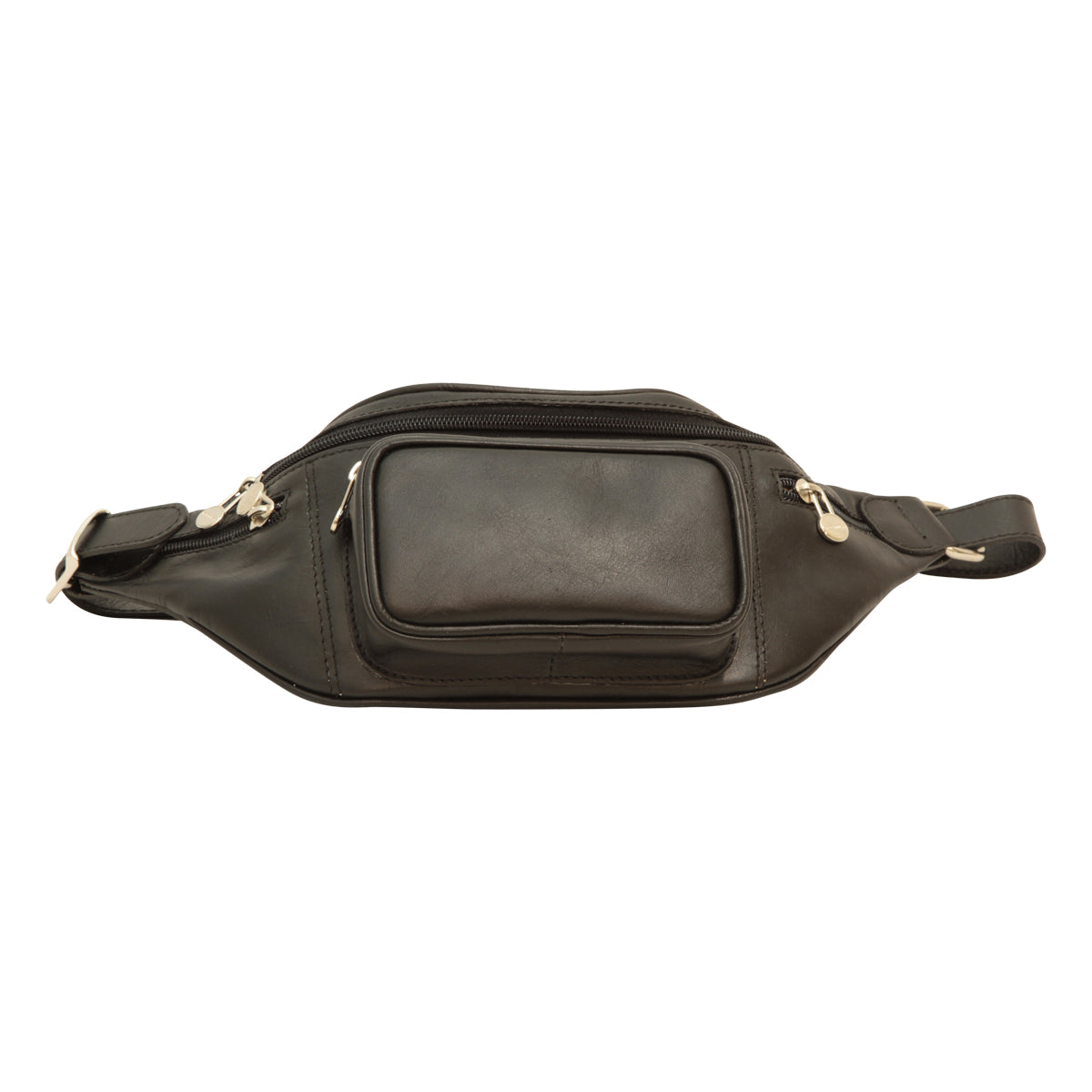 Leather Belt Pack - Black
