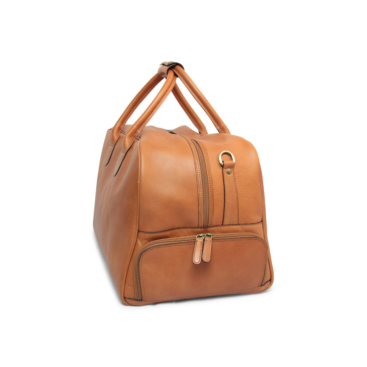 All In One Leather Bag - Gold