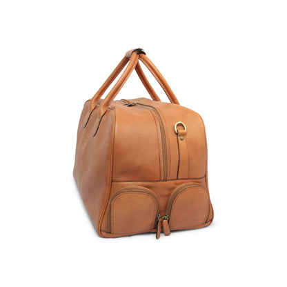 All In One Leather Bag - Gold