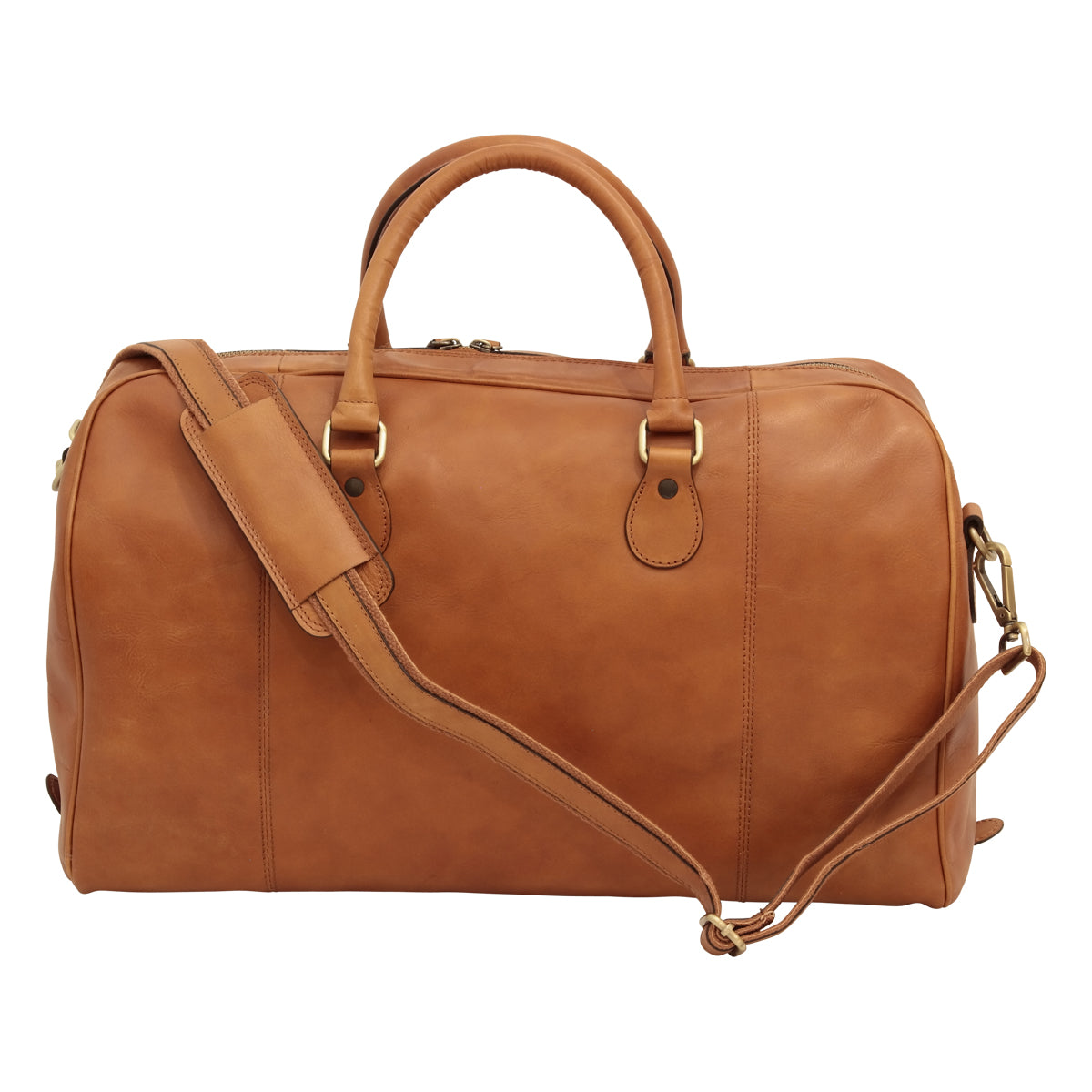 Leather Duffel Bag - Colonial