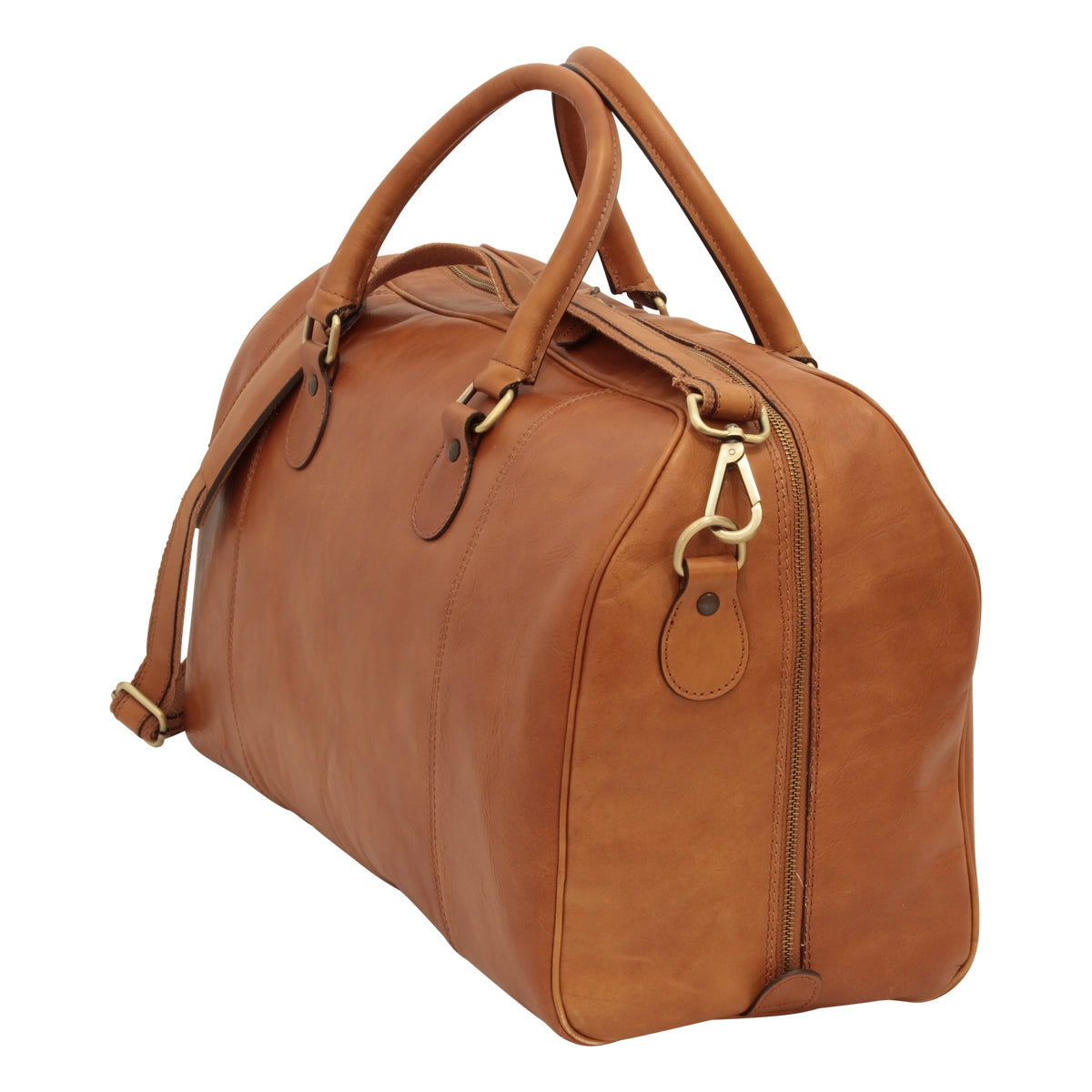 Leather Duffel Bag - Colonial