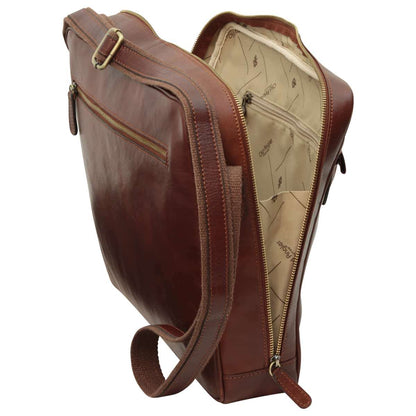Vachetta Leather Messenger - Brown