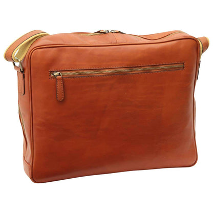 Vachetta Leather Messenger - Brown Colonial