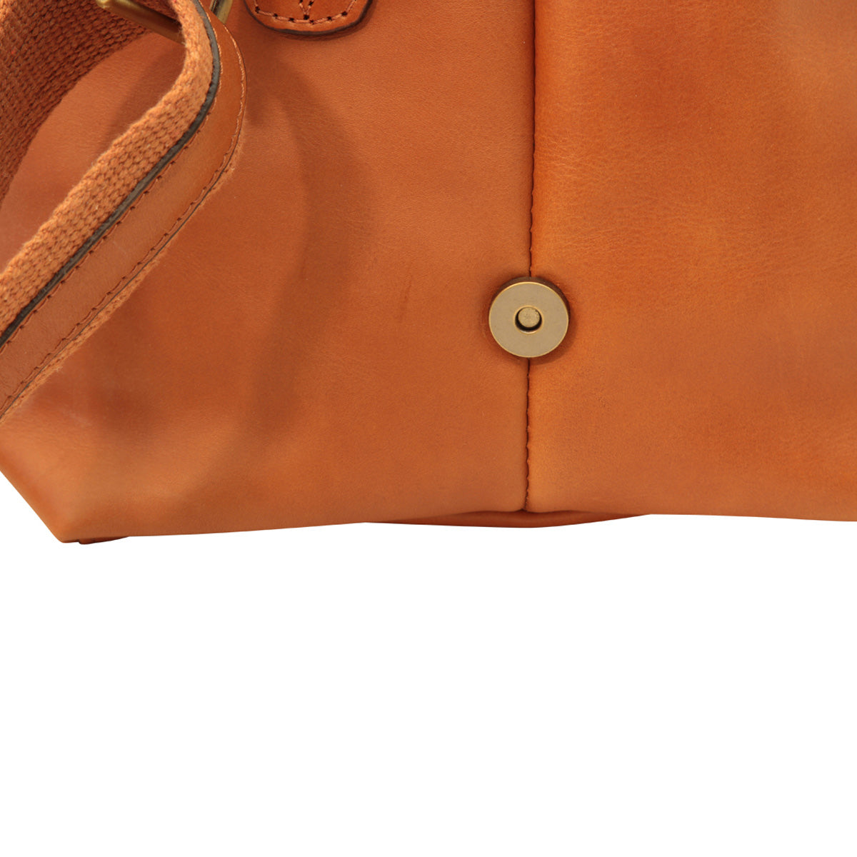 Cowhide Leather Travel Bag - Brown Colonial