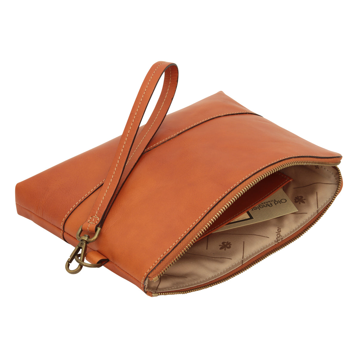 Full Grain Calfskin Document Case - Brown Colonial