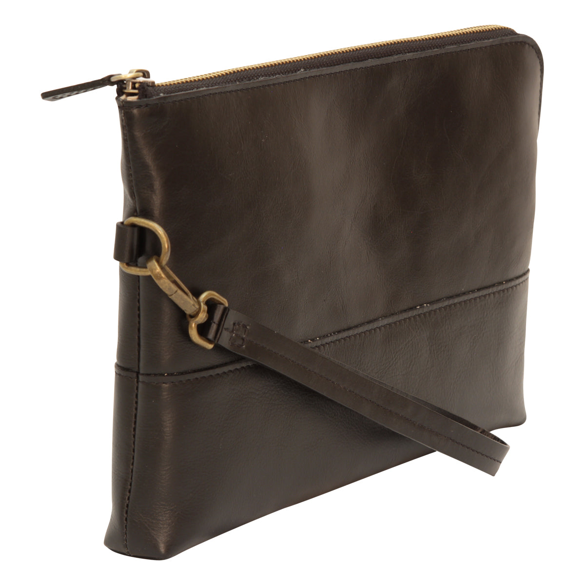 Full Grain Calfskin Document Case - Black