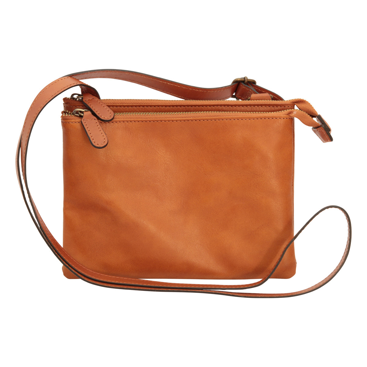 Full Grain Calfskin Shoulder Bag - Brown Colonial