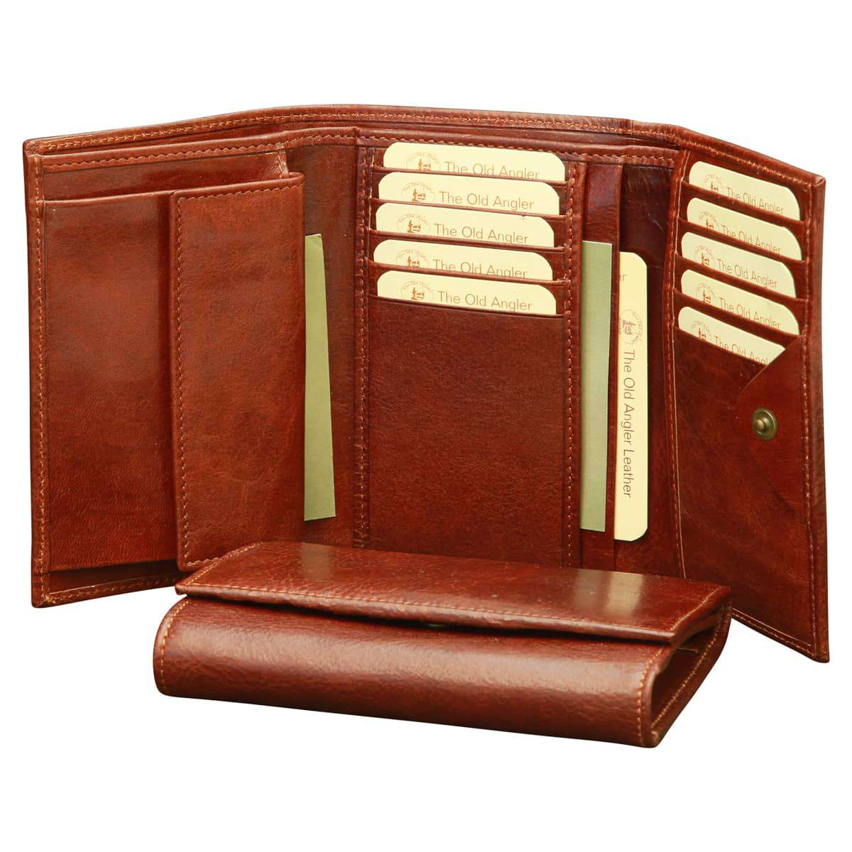 Women'S Leather Trifold Wallet