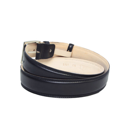 Leather Belt Wide 1,57" - Black 5141