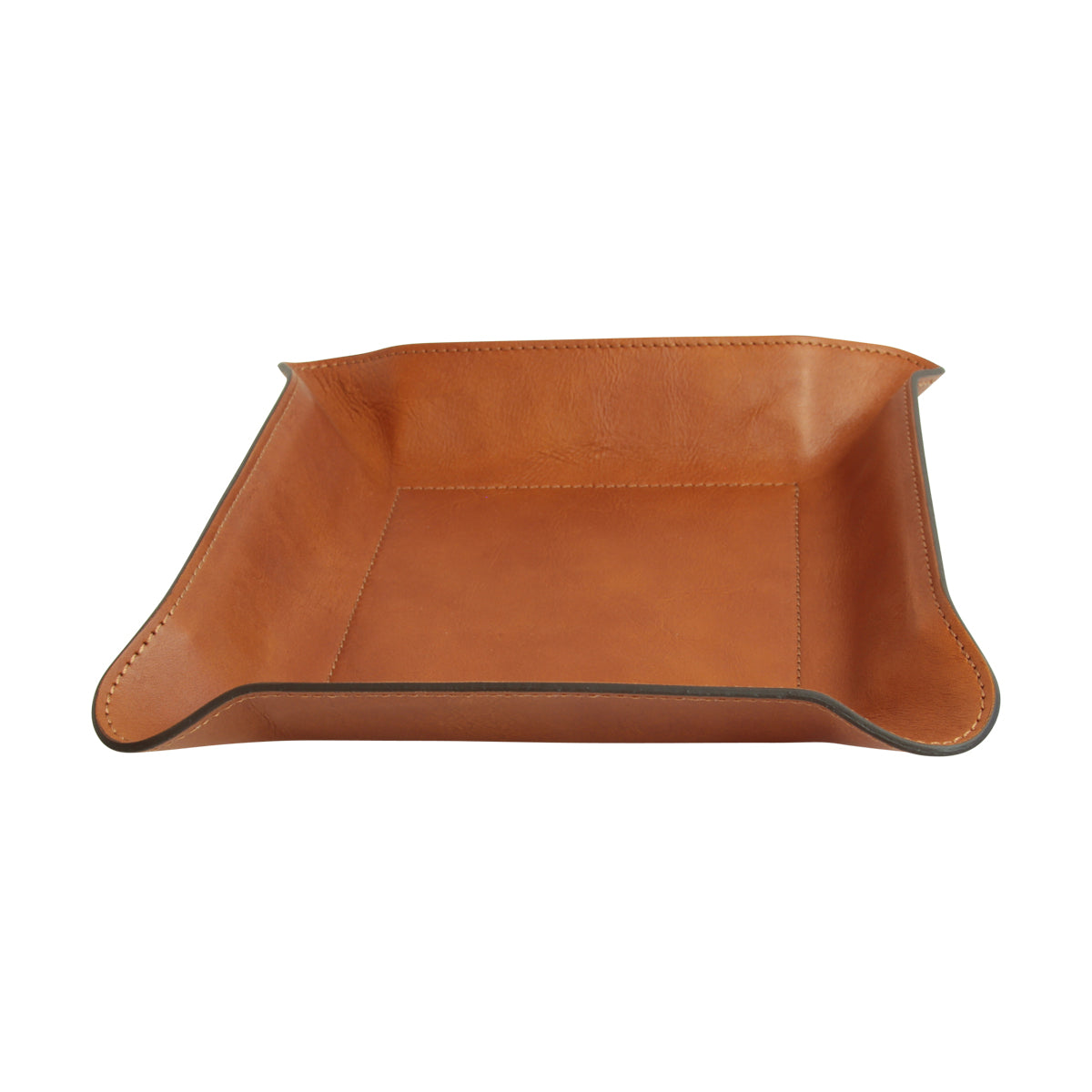 Leather Catchall Tray - Colonial Brown