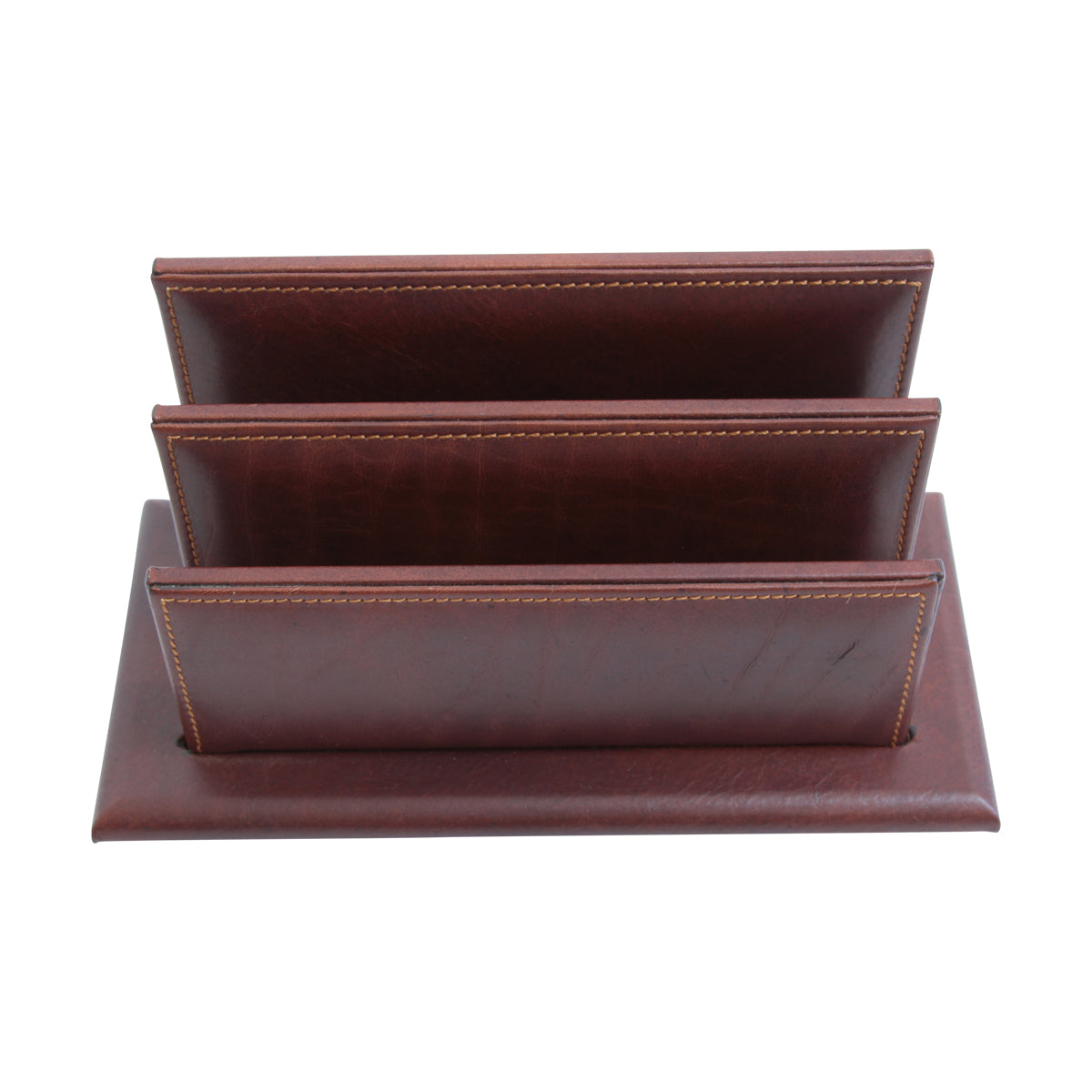 Leather Desk Envelope Holder
