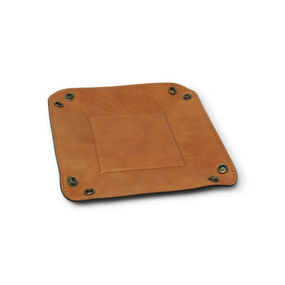 Leather Valet Tray - Colonial