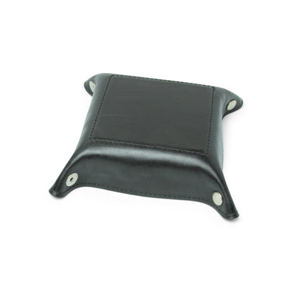 Full Grain Leather Valet Tray - Black