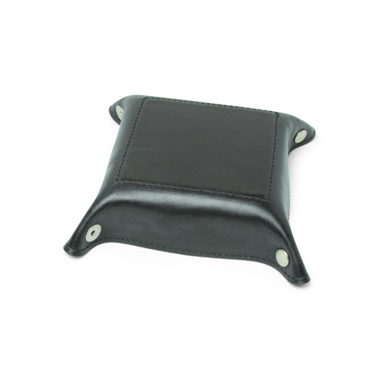 Full Grain Leather Valet Tray - Black