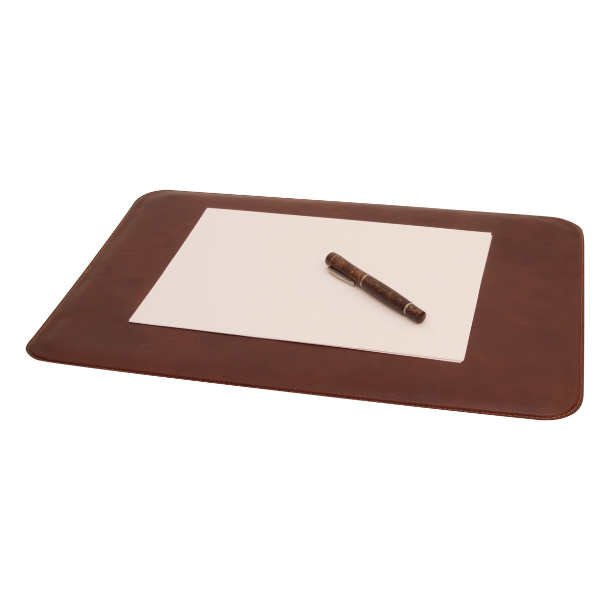 Leather Desk Pad - Brown