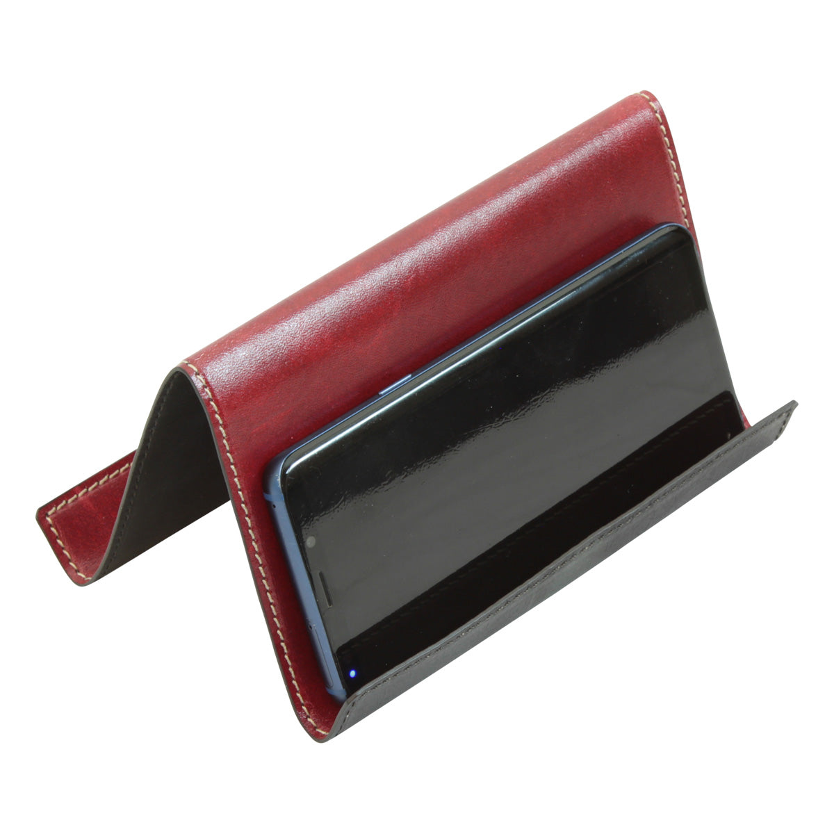 Leather Desk Kit - 5 Pcs  Red